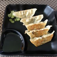 Vegetable gyoza  at Nippon Kitchen in Glasgow