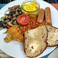 Full English at Deli-Lama Wholefood Shop & Cafe in Salford