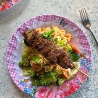 #15 w/ kabob  at Emmy's Vege House in Bainbridge Island