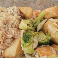 Tofu Seeet and Sour at Emmy's Vege House in Bainbridge Island