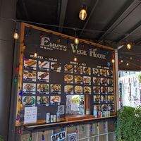 Menu at Emmy's Vege House in Bainbridge Island