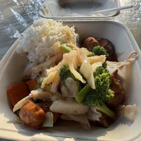 Sweet and sourr  at Emmy's Vege House in Bainbridge Island