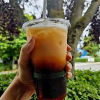 Thai Iced Tea at Emmy's Vege House in Bainbridge Island