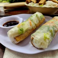 Salad Rolls at Emmy's Vege House in Bainbridge Island