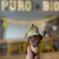 Delicious pistachio and brownie  at Puro & Bio in Rimini