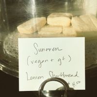 Lemon shortbread  at Beacon Coffee Company in Ojai