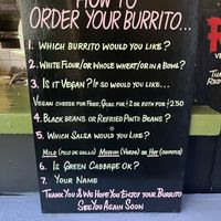   at Budgies Burritos in Vancouver