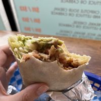 Pretty classic burrito   at Budgies Burritos in Vancouver