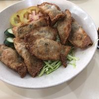 Fried dumpling  at Lan Xiang Yuan Vegetarian in West Singapore