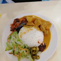Mixed vege rice at Lan Xiang Yuan Vegetarian in West Singapore