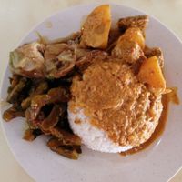Mixed vegetables rice at Lan Xiang Yuan Vegetarian in West Singapore
