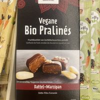 Vegan and gluten-free pralinés   at denn's Biomarkt in Chemnitz