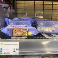 Snack size vegan chocolate chip banana bread   at denn's Biomarkt in Chemnitz