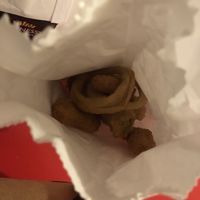 Fried onion rings nuggets and sausage  at McGuinness - Takeaway in Dublin