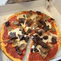 “Meaty” cashew pizza   at McGuinness - Takeaway in Dublin