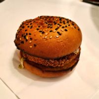 Bean burger with bacon at McGuinness - Takeaway in Dublin