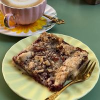 Crumble Fragola veg  at Camelia Bakery in Treviso