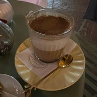 Latte macchiato  at Camelia Bakery in Treviso