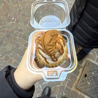 lotus cupcake   at Camelia Bakery in Treviso