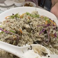 Olive fried rice with wok hei! 10/10  at Green on Earth 绿之天地 in West Singapore