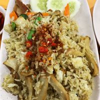 Green curry fried rice  at Platinum Fashion Mall - Term-Bun in Bangkok