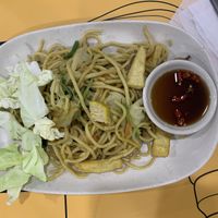 A noodle/spaghetti type dish at Platinum Fashion Mall - Term-Bun in Bangkok