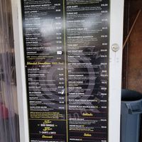 Menu at Cuban Coffee Queen in Key West