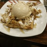 Vegan waffles  at Affogato  in Edinburgh
