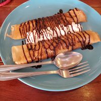 Banana pancakes at No.9 2nd Restaurant in Phuket