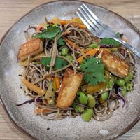 Soba noodles salad at No.9 2nd Restaurant in Phuket