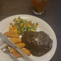 Tempe steak with blackpepper sauce  at Simple Plant  in Yogyakarta