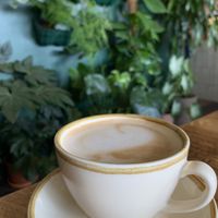 Almond Latte at MOTHER - Juice Works in East London