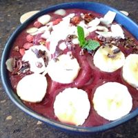 Acai bowl at MOTHER - Juice Works in East London