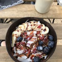 Granola bowl at MOTHER - Juice Works in East London