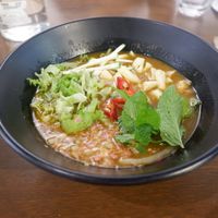 Signature Asam Laksa. at Pinxin Vegan Cuisine - 品馨蔬食 in Penang