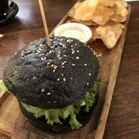 Portabello mushroom burger  at Pinxin Vegan Cuisine - 品馨蔬食 in Penang