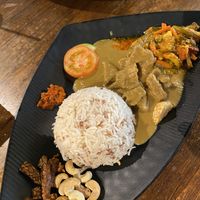 Nasi Lemak (Mushroom & Tempeh Kurma)  at Pinxin Vegan Cuisine - 品馨蔬食 in Penang