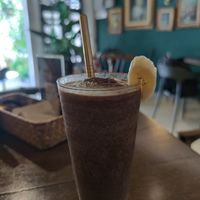 Nut cocoa banana smoothie at Pinxin Vegan Cuisine - 品馨蔬食 in Penang