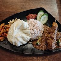 Satay nasi lemak at Pinxin Vegan Cuisine - 品馨蔬食 in Penang
