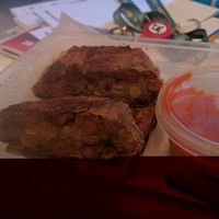 Kuang Chiang - RM8.00
TeoChew traditional kuih made of Beancurd sheet, nuts and sticky rice, served with Chilli Sauce. Nice crunch and chewy texture, pretty tasty, first time having this. Very filling. at Pinxin Vegan Cuisine - 品馨蔬食 in Penang