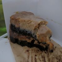 Holy Jack (Jackfruit) Cake - RM26/pcs
VEGAN CAKE (rare find on Penang) with a local twist - Cempedak! Good chunks of Cempedak in it, and taste good, smooth texture. However, do not think the chocolate completely goes with the Cempedak and really expensive. at Pinxin Vegan Cuisine - 品馨蔬食 in Penang