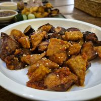 Sambal Rempah Eggplant and tempeh at Pinxin Vegan Cuisine - 品馨蔬食 in Penang