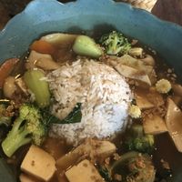 Vegetable rice! So flavour full. But be careful of the huge chunks of ginger.  at Pinxin Vegan Cuisine - 品馨蔬食 in Penang