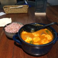 Delicious spicy curry at Pinxin Vegan Cuisine - 品馨蔬食 in Penang