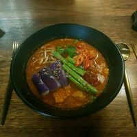 Fiery curry noodles at Pinxin Vegan Cuisine - 品馨蔬食 in Penang