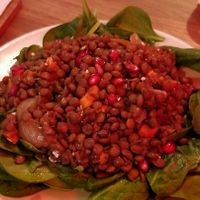 lentil salad at 90 Degree Melt in East London