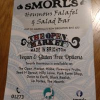 flyer  at Smorl's in Brighton