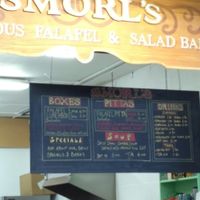 blackboard  at Smorl's in Brighton