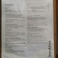 breakfast menu 1 at Cafe O Mai in Annerley