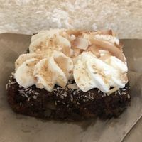 Vegan carrot cake  at Cafe O Mai in Annerley